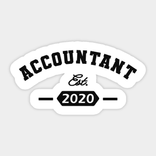 Accountant Est. 2020 Sticker